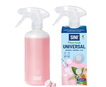 Rengöringstablett Allrengöring Startpaket - SINI startpaket med tablett & flaska för allrengöring