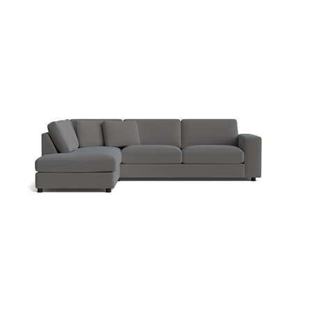 Oasis hjørnesofa, venstrevendt - Lisboa Antracit - 271x213x79 - Sofa, hjørnesofa