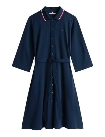 Tommy Hilfiger | Rwb Buttoned Ss Polo Drs 3/4 | S