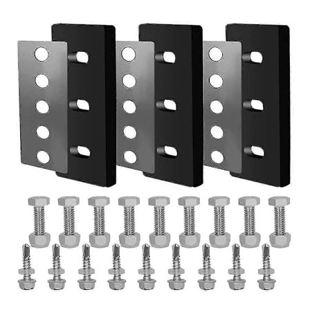 NA/3 Sett Snøfreser Impellerdel Snøfreser Impeller Kit Profesjonelt Impeller Sett Svart 12.50X4.80X0.90CM