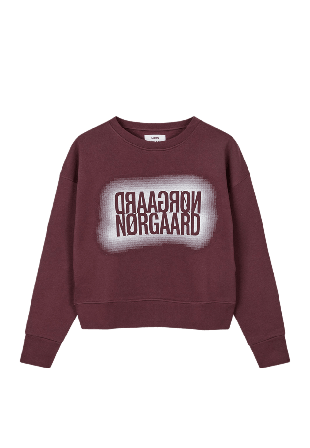 Mads Nørgaard Sweat Tilvina Sweatshirt Hoodies & sweatshirts Dam Röd M