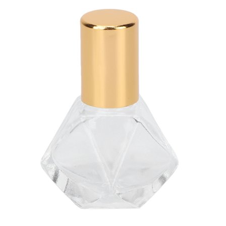 Professionel Glas Parfume Roller Flaske Bærbar Æterisk Olie Roll On Flasker 8ML Guld Låg