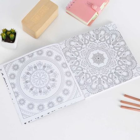 Malebok for Voksne 128 Sider – Zen Mandalaer Mindfulness—pa