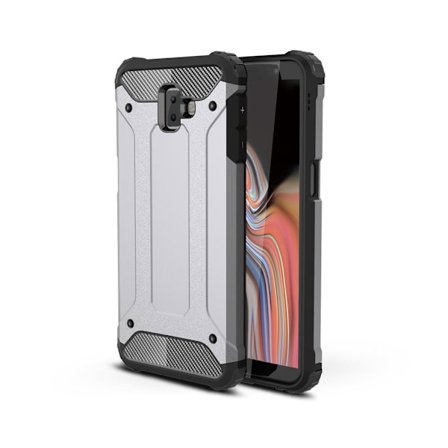 Samsung Galaxy J6 Plus (2018) armor guard kombo etui - Grå