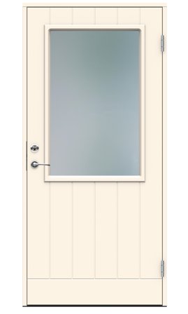 Swedoor Vänern Ytterdörr vit (S 0502-Y) 1980x988 mm, Dörrar