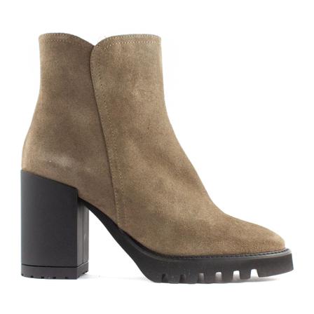 Bervicato, Heeled Boots Beige, Dames, Maat:38 EU