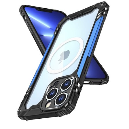 Tough Armor Magsafe Skal iPhone 13 Pro Max - Blå