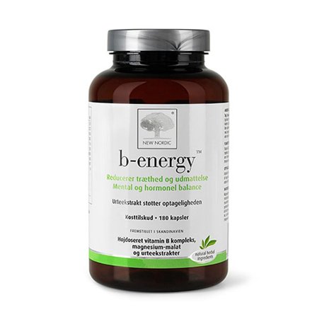 New Nordic B-energy 180 kaps., Helse & Madvarer, B-vitamin, Øvrige