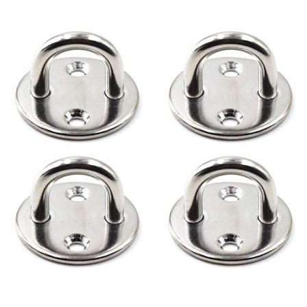 Takveggfestekrok Heavy Duty Anker Rund Form 304 Rustfritt Stål Perfekt for Yoga