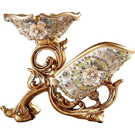 Frittstående Vinstativ Benkeplate Med Vinglassholder Vinstativ Oppbevaringsstativ Organizer, Vakker High-end Praktisk Husholdning i Europeisk Stil