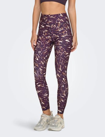 Only Play Onpjam-2-Jea Hw Aop Pck Tights - Purple - S