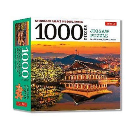 Gyeongbok-palasset i Seoul Korea 1000 brikkers puslespill Paperback Book[HK]