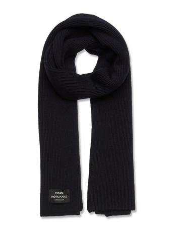 Wool Arne Scarf Accessories Scarves Winter Scarves Musta Mads Nørgaard
