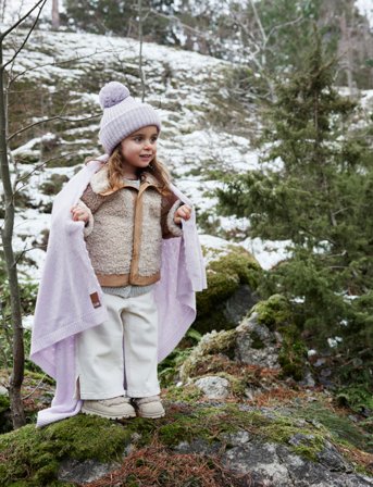 Elodie Details Pointelle Blanket - Lavender Love - Purple - ONE SIZE