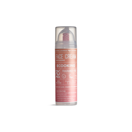 Ecooking Skin Balance Ansigtscreme - Urenhedsreducerende, Langvarig Fugt, Til Ung eller Sensitiv Hud