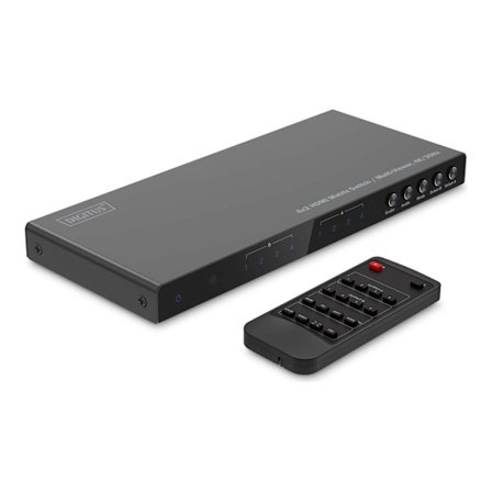 Digitus, 4x2 HDMI Matrix Switch/Multi-Viewer, 4K/30Hz, DS-55345