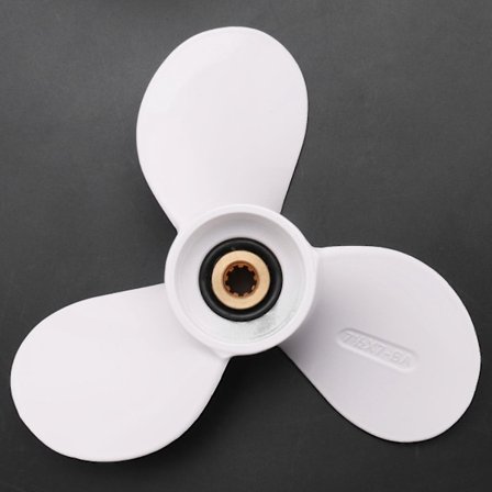 7 1/2x7 Propeller i aluminium med 9 tenner for Yamaha 4hk, 5hk, 6hk