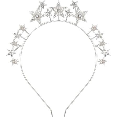 Stjernehodebånd, Bling Skinnende Reinstones Julehodebånd Stjernehodebånd Krone Stjerne Rhinestone Hårbånd