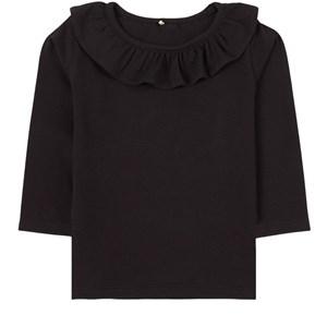 A Happy Brand Black Flounce Tee 86/92 cm - Tops - 86/92 cm - Black