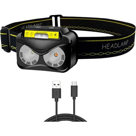 Ladeskjorte med LED-lys, kraftig og lyssterk LED med bevegelsessensor