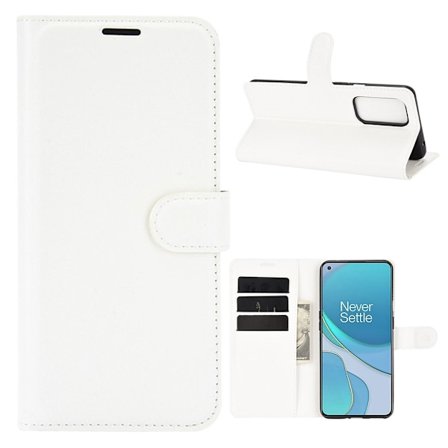 Classic OnePlus 9 flip kuoret - Valkoinen