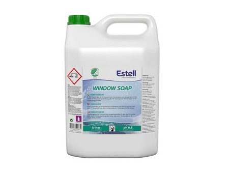 Estell Fönstertvätt Fönstersåpa 5l - Lyreco - Städ och hygien - Fönsterrengöring - Fönsterputsmedel