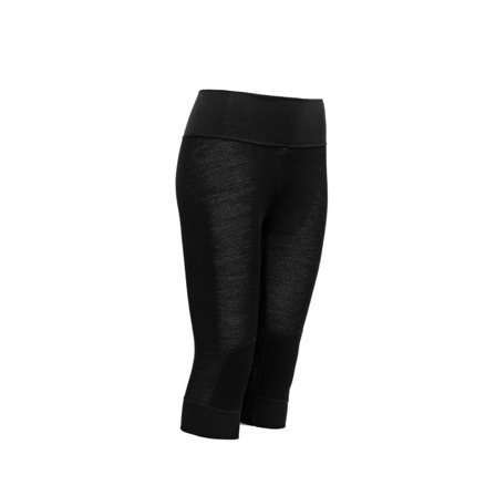 Devold Women's Wool Mesh 3/4 Long Johns Women base layer trousers Black XS