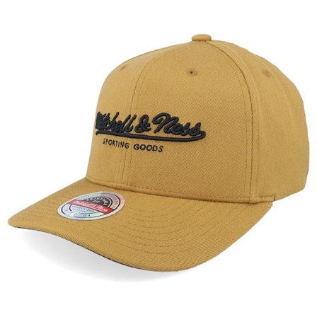 Mitchell & Ness - Gelb Cap - Own Brand Classic Script Mustard Adjustable @ Hatstore