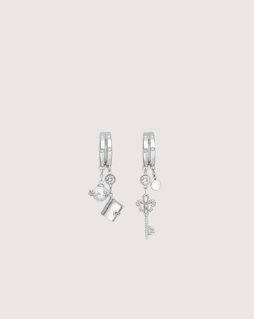 IOAKU LUCKY CODE EARRINGS Couleur argent Bijoux Fille - Kids Brand Store