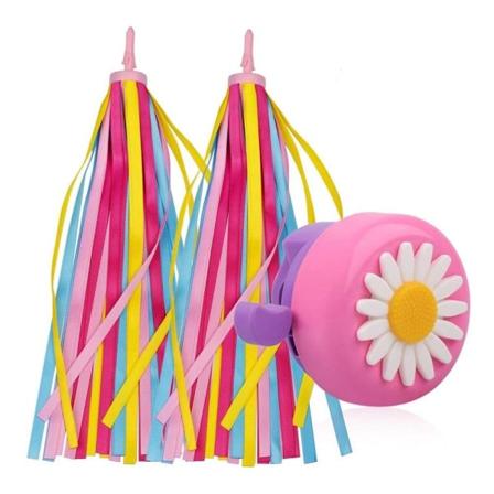 Sykkeltilbehør for barn 1 stk sykkelklokke Solsikkeformet sykkelklokke szq