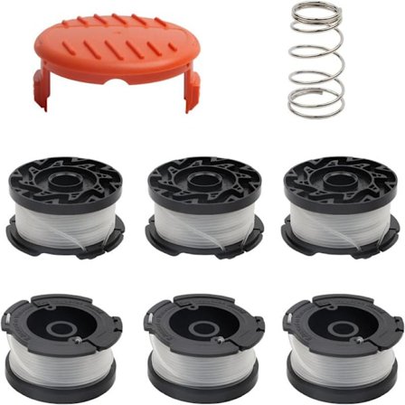 6-pack Vaihtotrimmerilanka Black+Decker STC1820 ST1840 ST5530 ST1823 GLC1823L20-FA- -malleille
