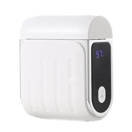 2-i-1 Elektrisk Nagelklippare med LED-ljus – Automatisk Nageltrimmer med Polering och Uppsamlare för Barn & Vuxna