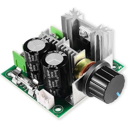 12V-40V 10A DC-moottorin nopeudensäädin, korkean säteilytaajuuden ja suuren vääntömomentin säädin tehokkaalla nupilla, säätökytkin