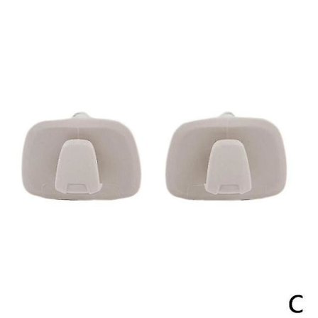 2 kpl/erä Auton ripustin koukut Taka rivi Yhteensopiva Volvo Xc40 Xc60 18-20 Xc90 16-20 S90 V90 Katto koukun lisävarusteet(harmaa)