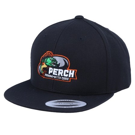 Skillfish - Noir snapback Casquette - Kids Perch Black Snapback @ Hatstore