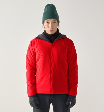 Haglöfs Mimic Alert Hood Men Bright Red - XXL