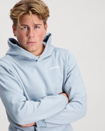 Baron Filou Oval Backprint Hoodie Blauw Hoodies Jongens - Kids Brand Store