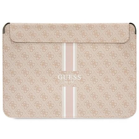 Guess 4G Printed Stripes cover til en 14" bærbar computer - pink