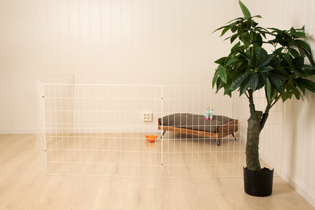 Hundegjerde, 4stk - Hvit