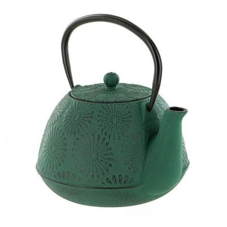 Emerald Green Hanami Gjutjärn Tekanna - 1,2 L