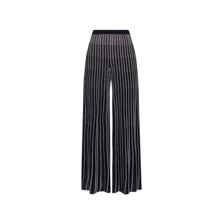 Stella McCartney Striped Bukser Sort, Dame Bukser