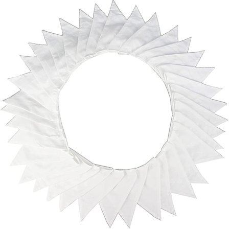 10m Vimpelkjetting Utendørs Stoff, For Utendørs Hage Bryllupsfest