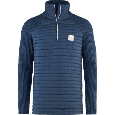 Bula Men ́s Hybrid Halfzip long-sleeved sweaters Blue L