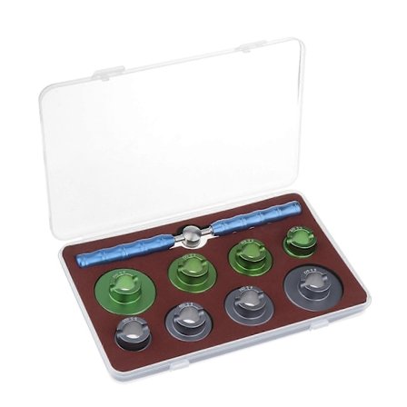 Urkasseåpner Profesjonell Skiftenøkkel Dyser Robust Verktøysett for Reparasjon av Klokker