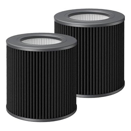 Air Mini -HEPA Ersättningsfilter för Molekule Air Mini Molekule Air Mini+ Luftrenare, 2-pack