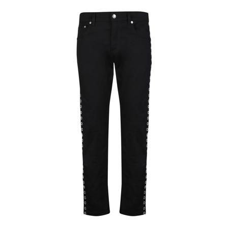 Alexander McQueen Straight Jeans svart, Herr, Herr, Storlek: S