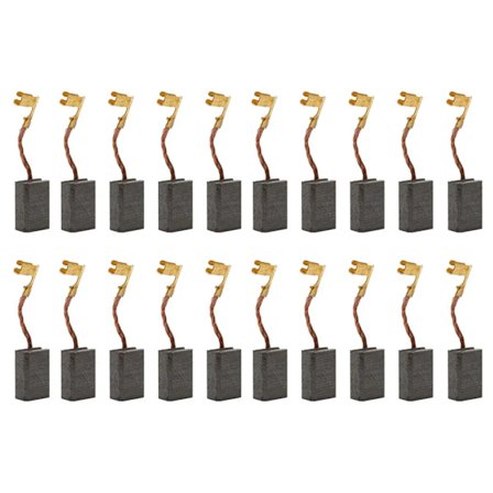 20 st Kolborstar för elverktyg 6x9x13,5mm för Makita GA4530R GA4534 JS1000 GA5030 Vinkelslip Grafitborste