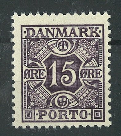 Danmark - Portomærke AFA 36a - Postfrisk