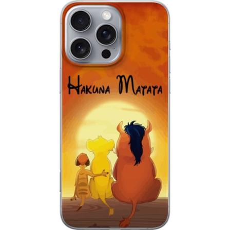 Apple iPhone 16 Pro Max Gennemsigtig cover Hakuna Matata