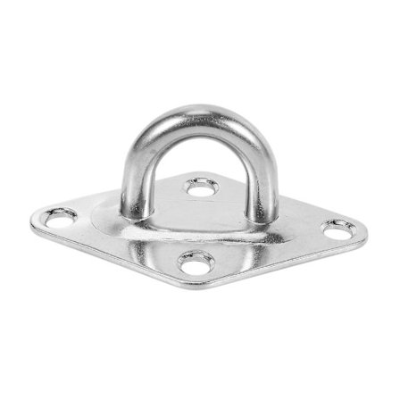 304 Rustfritt Stål 10mm Tykk Ring Seilduk Pad Eye Plate Marine Båt Rigging
